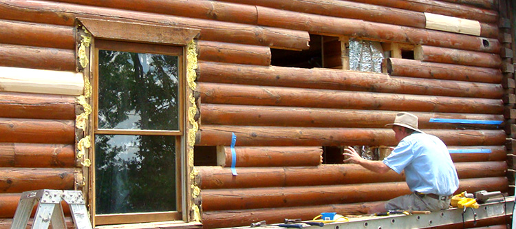 Log Home Repair Madison County, Alabama